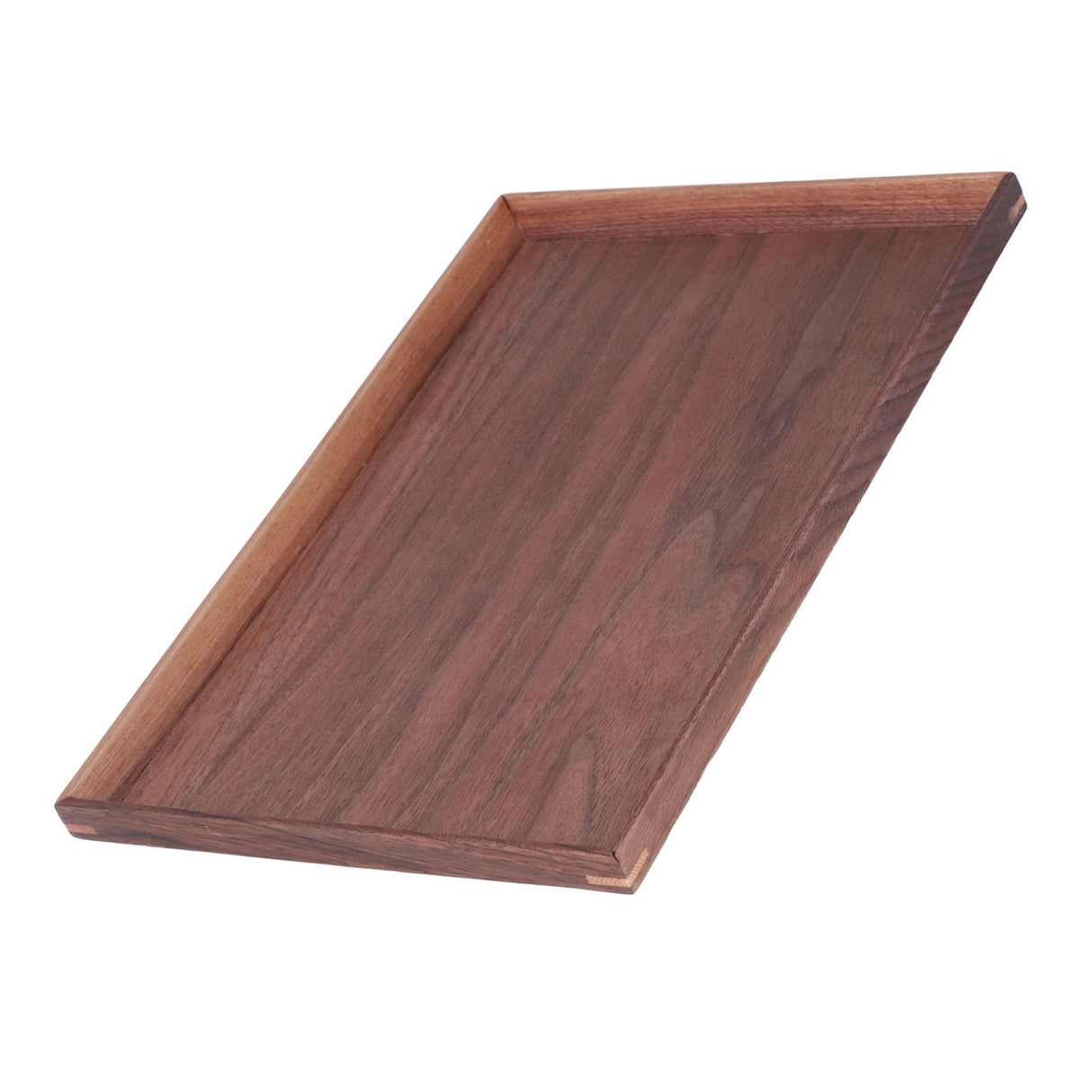 Walnut Wooden Tray Rectangle Serving Tray Tenon Structure Chinese For Tea Fruit Dessert Bread M
