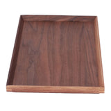 Walnut Wooden Tray Rectangle Serving Tray Tenon Structure Chinese For Tea Fruit Dessert Bread M