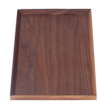 Walnut Wooden Tray Rectangle Serving Tray Tenon Structure Chinese For Tea Fruit Dessert Bread L - Extra Image