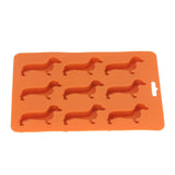 Silicone Ice Cube Trays Dog Shaped Silicone Ice Cube Mold for Chocolate Crayons Candles Yoghurt