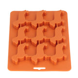 Silicone Ice Cube Trays Dog Shaped Silicone Ice Cube Mold for Chocolate Crayons Candles Yoghurt - Rear View