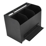 Stainless Steel Cutlery Utensil Holder Integrated Combination Wall Mounted Chopsticks Storage Rack with 4 Storage Areas