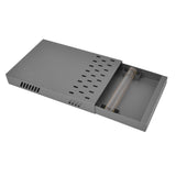 Coffee Knock Drawer Stainless Steel Detachable Prevent Slip Coffee Ground Knock Box for Cafe Home Gray - Low Angle
