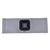 Cup Holder Couch Arm Cup Holder Sofa Arm Cup Tray Silicone Body for Living Room Balcony Gray - Front View