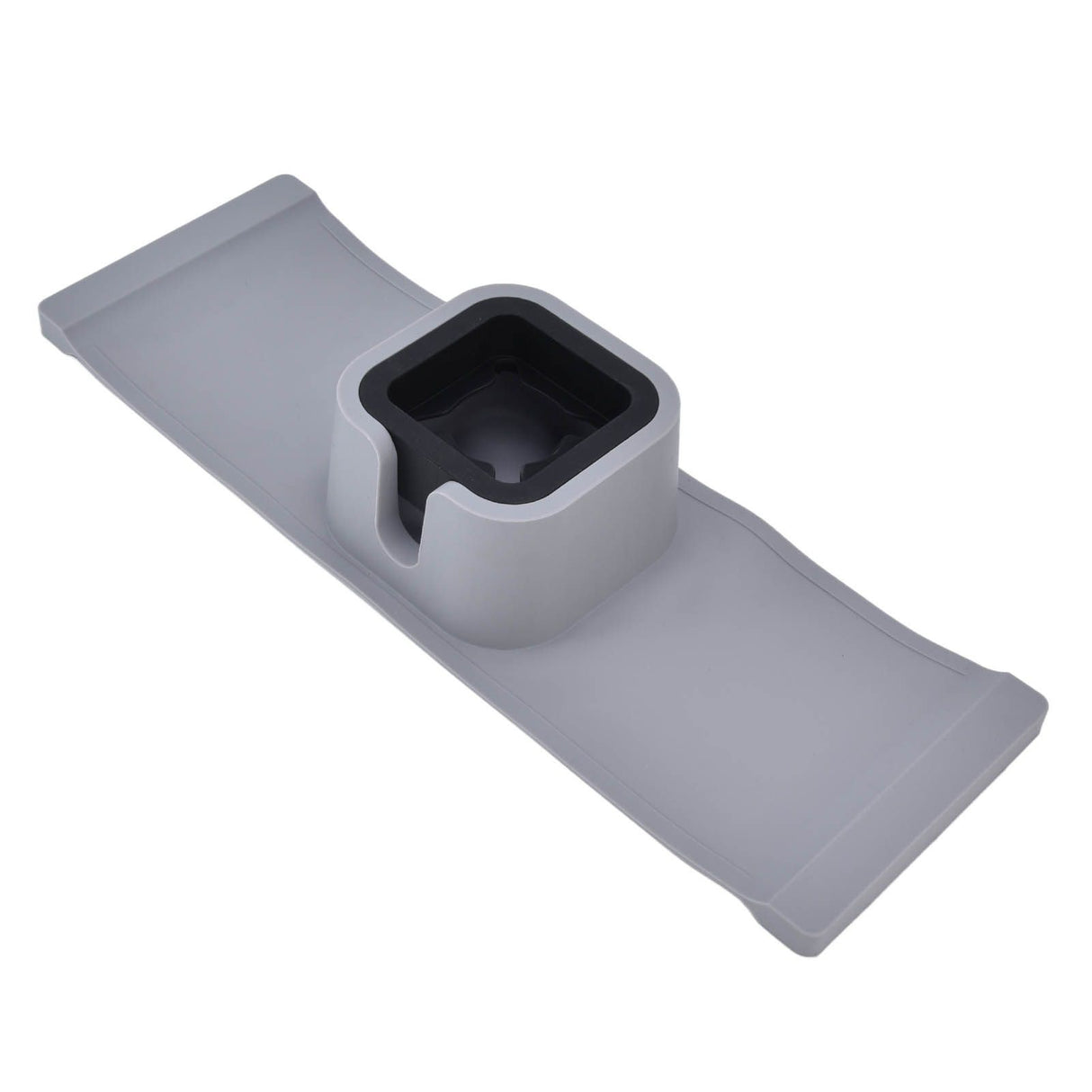 Cup Holder Couch Arm Cup Holder Sofa Arm Cup Tray Silicone Body for Living Room Balcony Gray