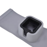 Cup Holder Couch Arm Cup Holder Sofa Arm Cup Tray Silicone Body for Living Room Balcony Gray