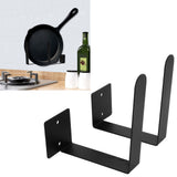 Wall Pot Lid Holder Rust Proof Hanging Cutting Board Storage Rack for Kitchen Utensil - Extra Image