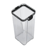 Kitchen Storage Box Clear Food Grade BPA Free Food Storage Containers for Flour Sugar Grains Beans 1800ML - Low Angle