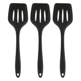 3Pcs Silicone Spatula Easy Cleaning Odorless Food Grade Silicone Slotted Turner Spatula Multifunctional Kitchen Tool