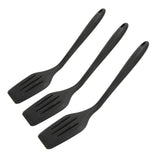3Pcs Silicone Spatula Easy Cleaning Odorless Food Grade Silicone Slotted Turner Spatula Multifunctional Kitchen Tool - 45-Degree Angle