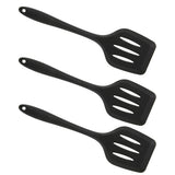 3Pcs Silicone Spatula Easy Cleaning Odorless Food Grade Silicone Slotted Turner Spatula Multifunctional Kitchen Tool