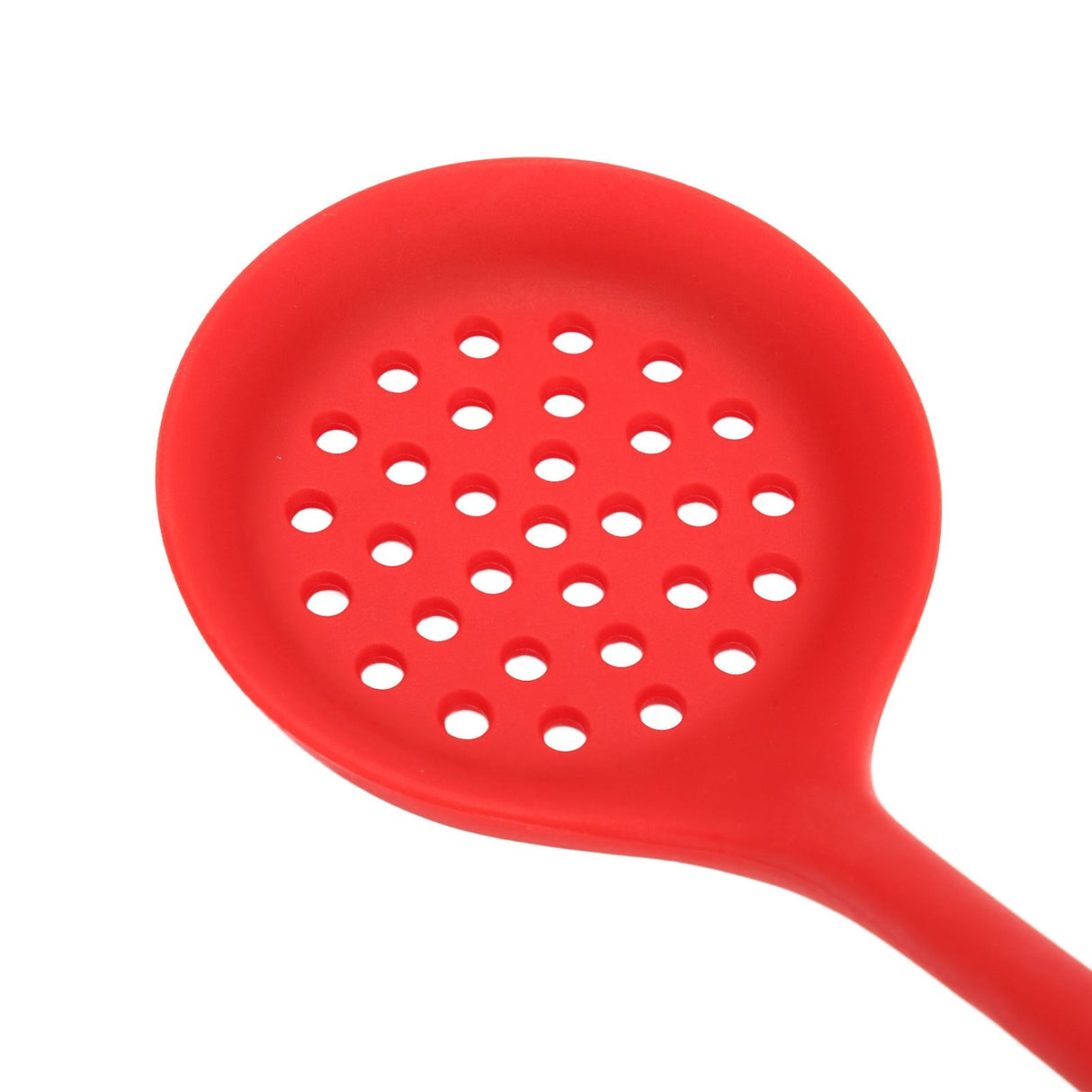2Pcs Silicone Slotted Spoon Multifunction Soft Food Grade Silicone High Temperature Resistant Kitchen Ladle Strainer