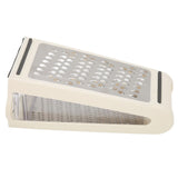Cheese Grater Double Sided Removable Container ABS PS Material 22x13.5x8.5cm/8.7x5.3x3.3in Food Grater for Kitchen