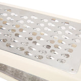 Cheese Grater Double Sided Removable Container ABS PS Material 22x13.5x8.5cm/8.7x5.3x3.3in Food Grater for Kitchen