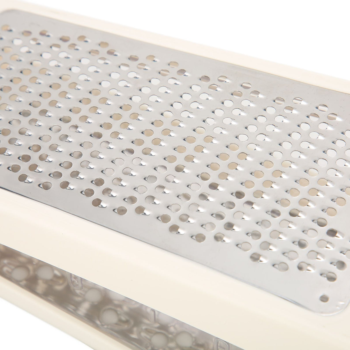 Cheese Grater Double Sided Removable Container ABS PS Material 22x13.5x8.5cm/8.7x5.3x3.3in Food Grater for Kitchen