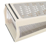 Cheese Grater Double Sided Removable Container ABS PS Material 22x13.5x8.5cm/8.7x5.3x3.3in Food Grater for Kitchen - Extra Image