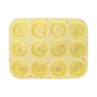 Silicone Baking Mold 12 Compartments Multipurpose Round Easter Egg Silicone Mold for Restaurant Kitchen