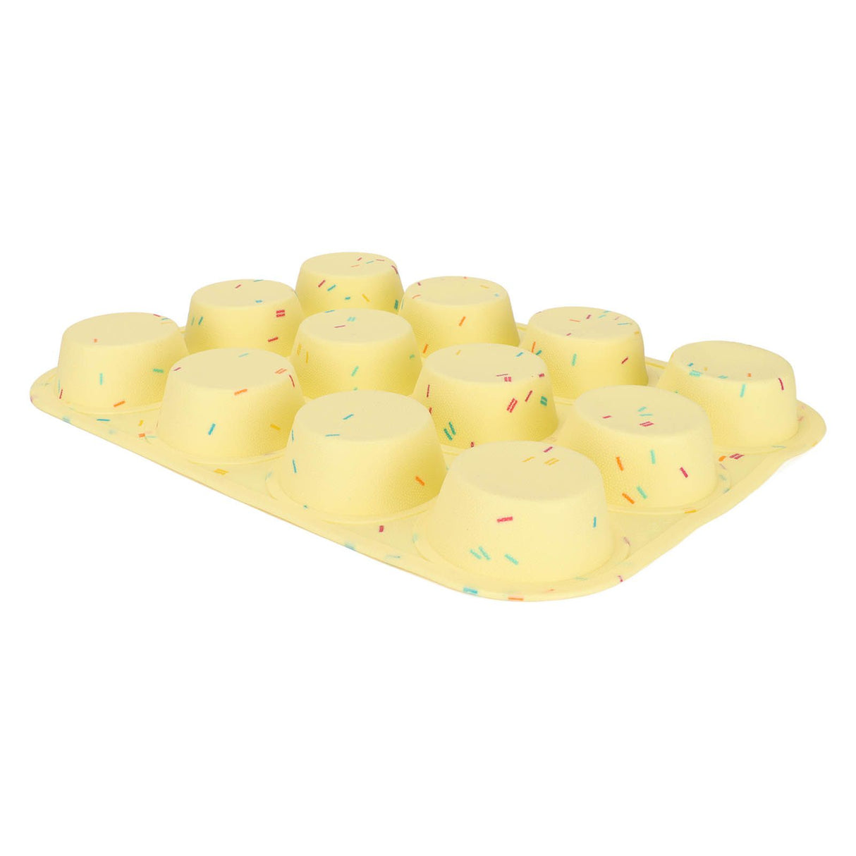 Silicone Baking Mold 12 Compartments Multipurpose Round Easter Egg Silicone Mold for Restaurant Kitchen