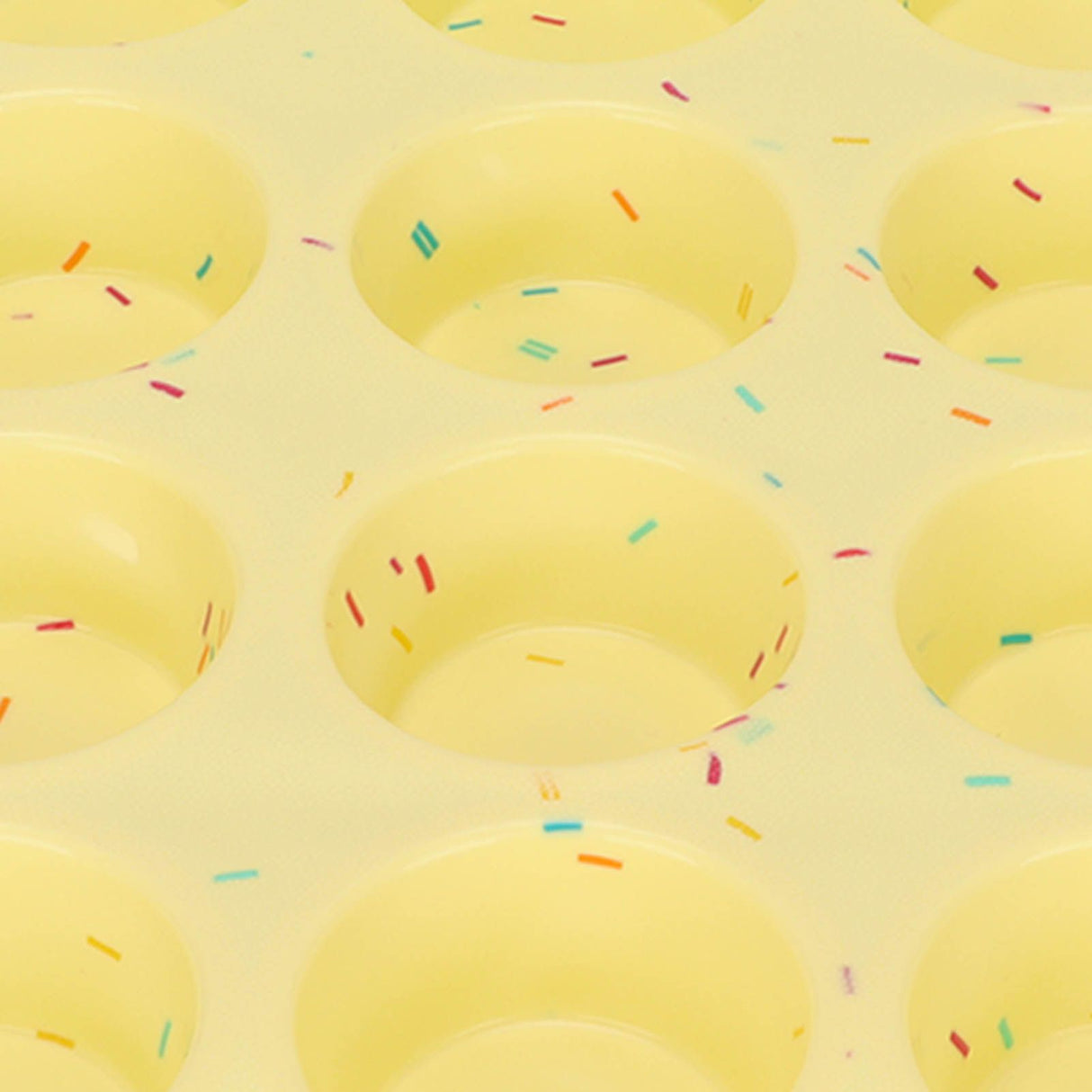 Silicone Baking Mold 12 Compartments Multipurpose Round Easter Egg Silicone Mold for Restaurant Kitchen