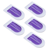 5Pcs Fondant Cake Smoother Food Grade Plastic Handle Design Cake Decorate Smoother Polisher for Home Cake Shop