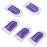5Pcs Fondant Cake Smoother Food Grade Plastic Handle Design Cake Decorate Smoother Polisher for Home Cake Shop