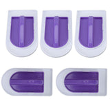 5Pcs Fondant Cake Smoother Food Grade Plastic Handle Design Cake Decorate Smoother Polisher for Home Cake Shop