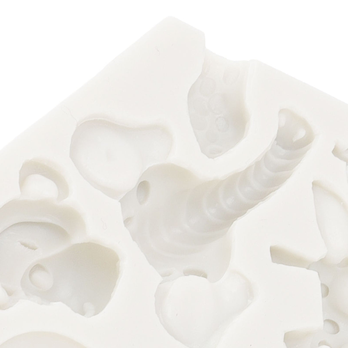 Silicone Mold Cute Animal Shape Easy Demoulding Flexible Soft Baking Mold for DIY Cake Fondant Chocolate 951 Grey