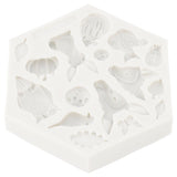 Silicone Mold Cute Animal Shape Easy Demoulding Flexible Soft Baking Mold for DIY Cake Fondant Chocolate 952 Grey - Extra Image