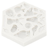 Silicone Mold Cute Animal Shape Easy Demoulding Flexible Soft Baking Mold for DIY Cake Fondant Chocolate 952 Grey