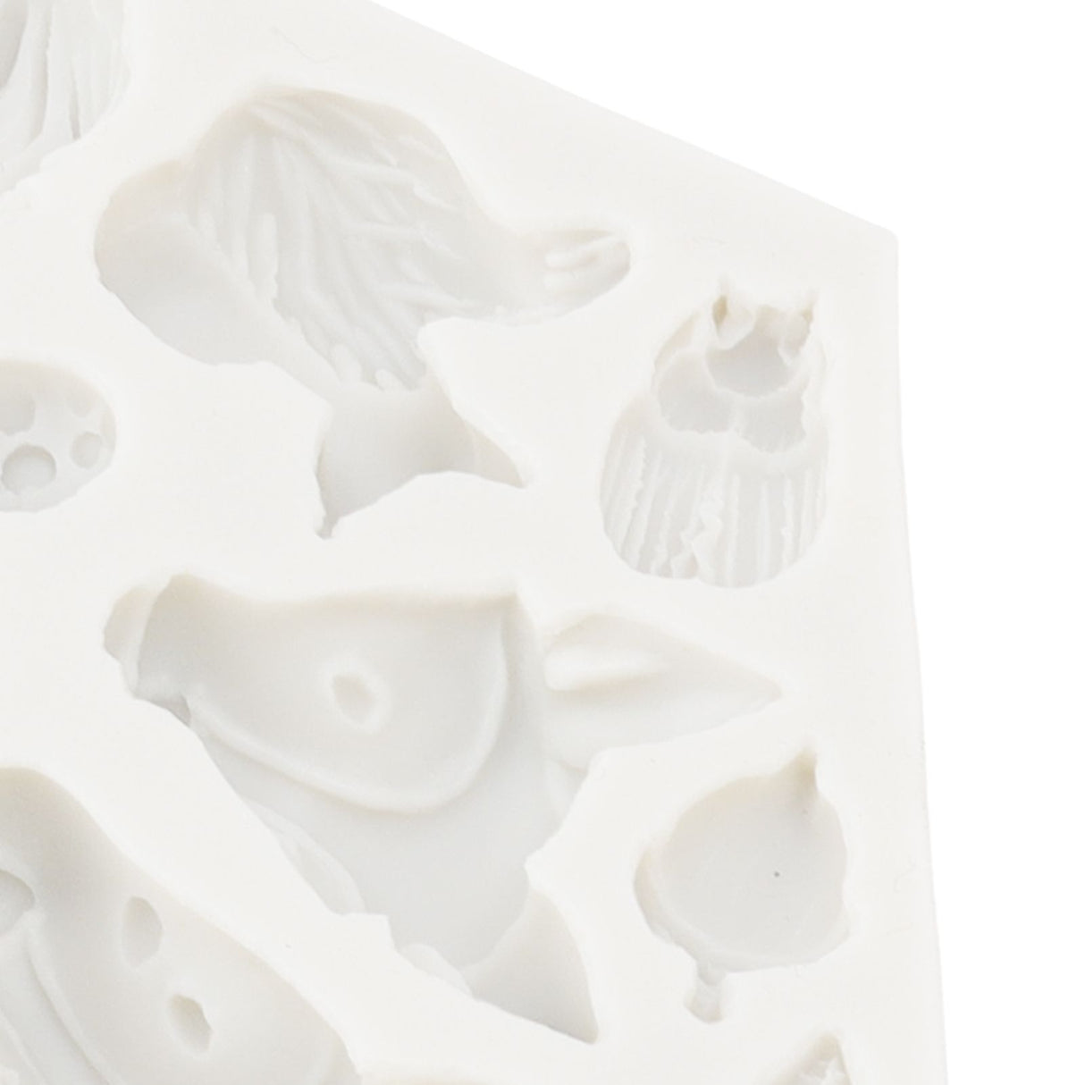 Silicone Mold Cute Animal Shape Easy Demoulding Flexible Soft Baking Mold for DIY Cake Fondant Chocolate 952 Grey