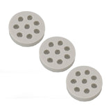 3Pcs Silicone Mold Raspberry Shape Easy Demoulding Flexible Soft Grey Baking Mold for DIY Cake Fondant Chocolate - 45-Degree Angle