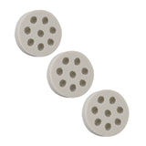 3Pcs Silicone Mold Raspberry Shape Easy Demoulding Flexible Soft Grey Baking Mold for DIY Cake Fondant Chocolate