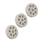 3Pcs Silicone Mold Raspberry Shape Easy Demoulding Flexible Soft Grey Baking Mold for DIY Cake Fondant Chocolate - Low Angle