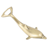 Dolphins Bottle Opener Effort Saving Cute Appearance Metal Beer Opener for Household Parties Restaurants - Rear View