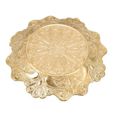 Gold Coffee Cups European Beautifully Carved Coffee Cup Elegant Retro Zinc Alloy Teacup with Saucer for Bar Tea Table