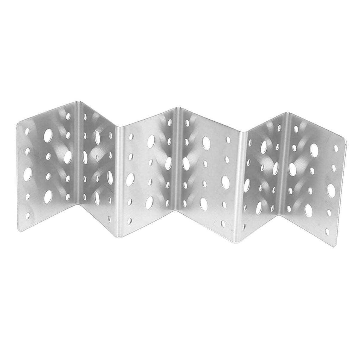 Taco Holder Round Holes Stainless Steel Taco Holder Stand Dishwasher Oven and Grill Safe 14x5x4cm / 5.5x2.0x1.6in