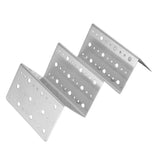 Taco Holder Round Holes Stainless Steel Taco Holder Stand Dishwasher Oven and Grill Safe 20x10x6cm / 7.9x3.9x2.4in