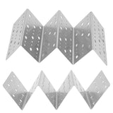 Taco Holder Round Holes Stainless Steel Taco Holder Stand Dishwasher Oven and Grill Safe 20x10x6cm / 7.9x3.9x2.4in - Extra Image