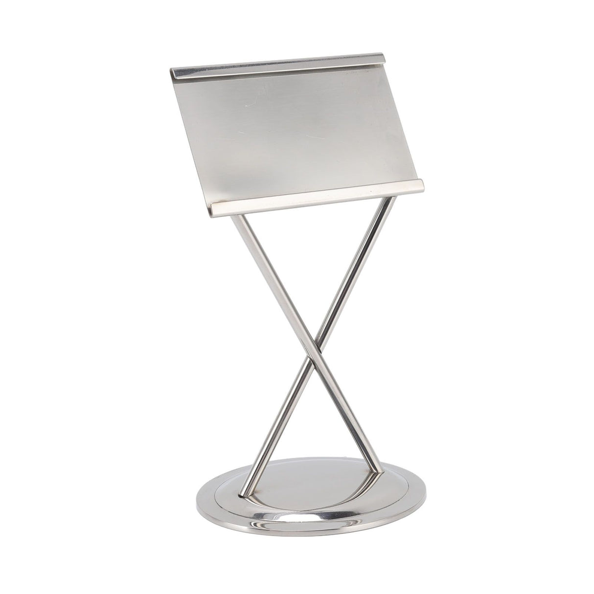 Business Card Holder Stainless Steel Elegant Style Antioxidant Durable Stable Name Card Holder for Office Party Meeting Silver