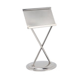 Business Card Holder Stainless Steel Elegant Style Antioxidant Durable Stable Name Card Holder for Office Party Meeting Silver