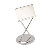 Business Card Holder Stainless Steel Elegant Style Antioxidant Durable Stable Name Card Holder for Office Party Meeting Silver