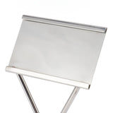 Business Card Holder Stainless Steel Elegant Style Antioxidant Durable Stable Name Card Holder for Office Party Meeting Silver
