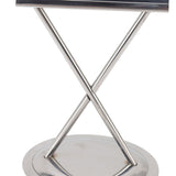 Business Card Holder Stainless Steel Elegant Style Antioxidant Durable Stable Name Card Holder for Office Party Meeting Silver - Extra Image