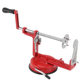 Potato Spiral Cutter Multifunctional Manual Rotating Stainless Steel Blade Rust Resistant Red Twisted Spiral Potato Peeler