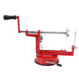 Potato Spiral Cutter Multifunctional Manual Rotating Stainless Steel Blade Rust Resistant Red Twisted Spiral Potato Peeler - 45-Degree Angle