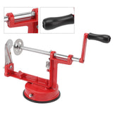 Potato Spiral Cutter Multifunctional Manual Rotating Stainless Steel Blade Rust Resistant Red Twisted Spiral Potato Peeler - Low Angle