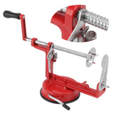 Potato Spiral Cutter Multifunctional Manual Rotating Stainless Steel Blade Rust Resistant Red Twisted Spiral Potato Peeler - Extra Image
