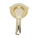 Cocktail Strainer Anti Rust Efficient Filtering 304 Stainless Steel Strainer Bar Tool for Home Mini Bars Clubs Restaurants Gold - 45-Degree Angle