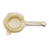 Cocktail Strainer Anti Rust Efficient Filtering 304 Stainless Steel Strainer Bar Tool for Home Mini Bars Clubs Restaurants Gold