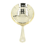 Cocktail Strainer Professional Stainless Steel Shell Cocktail Strainer for Bar Club Restaurant Gold